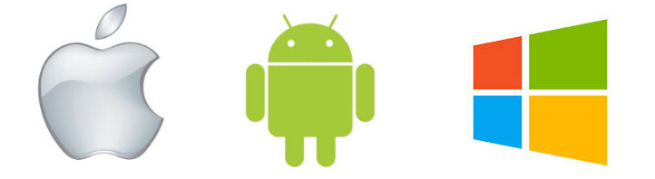 Apple, Android, and Windows
